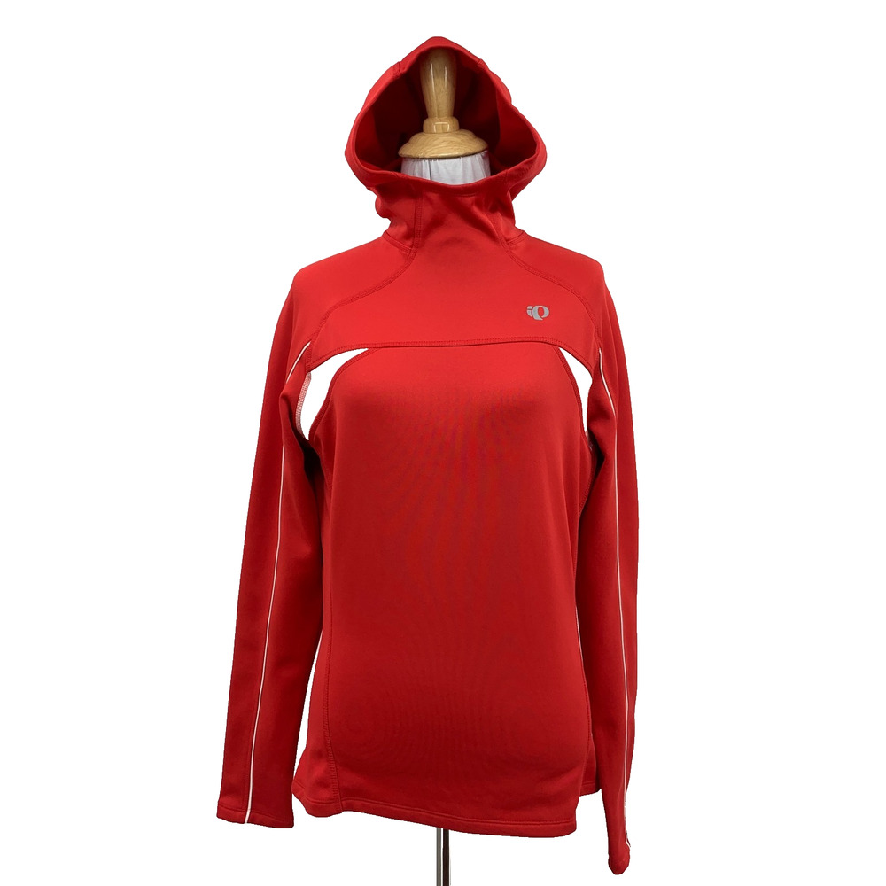 Pearl Izumi Jersey Womens M Medium Coral Elite Series Fleece Lined Long Sleeve